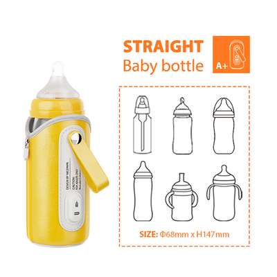 8 أوقية 240 مللي حليب سفر ضيق محمول لتسخين الرضّاعات خالٍ من مادة BPA
