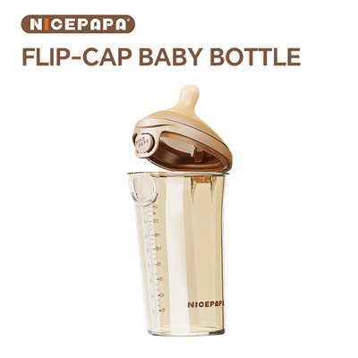 NICEPAPA FLIP-CAP PPSU زجاجة الطفل الاختناق الإنقاذ Biberon 300ML صيغة الطفل حليب الثدي