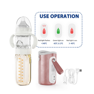 زجاجة إرضاع مثالية أثناء التنقل زجاج لحديثي الولادة 5 في 1 PPSU 240 مل لسيارة السفر