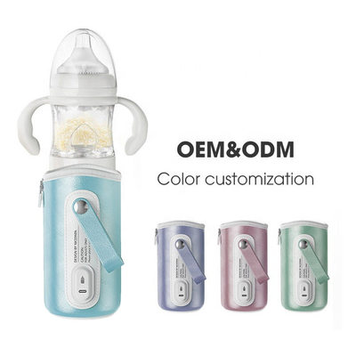 OEM ODM Patent Design Portable 240ml 8oz 3 in 1 Quick Rush Smart USB مدفئ زجاجي مقبض حليب للأطفال رضاعة ليلية