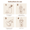 سخان زجاجة حليب للأطفال الرضع بقدرة 10 وات يو إس بي محمول يستخدم في معسكر السفر بالسيارة