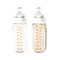 زجاجة الحليب المعزولة المضادة للمغص لحديثي الولادة 240 مل زجاج متوسط ​​التدفق